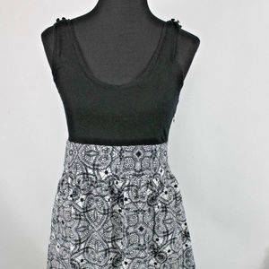 Express A Line Black Dress Lined Sleeveless 8